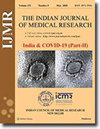 INDIAN JOURNAL OF MEDICAL RESEARCH