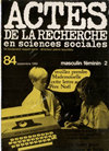 ACTES DE LA RECHERCHE EN SCIENCES SOCIALES