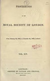 PROCEEDINGS OF THE ROYAL SOCIETY OF LONDON