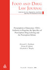 FOOD AND DRUG LAW JOURNAL