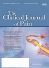 CLINICAL JOURNAL OF PAIN