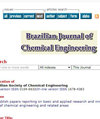 BRAZILIAN JOURNAL OF CHEMICAL ENGINEERING