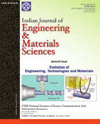 INDIAN JOURNAL OF ENGINEERING AND MATERIALS SCIENCES