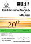 BULLETIN OF THE CHEMICAL SOCIETY OF ETHIOPIA