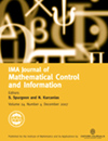 IMA JOURNAL OF MATHEMATICAL CONTROL AND INFORMATION