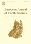 EUROPEAN JOURNAL OF COMBINATORICS