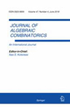 JOURNAL OF ALGEBRAIC COMBINATORICS