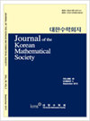 JOURNAL OF THE KOREAN MATHEMATICAL SOCIETY