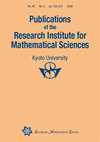 PUBLICATIONS OF THE RESEARCH INSTITUTE FOR MATHEMATICAL SCIENCES