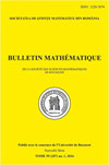 Bulletin Mathematique de la Societe des Sciences Mathematiques de Roumanie