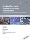 APPLIED STOCHASTIC MODELS IN BUSINESS AND INDUSTRY
