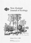 NEW ZEALAND JOURNAL OF ECOLOGY