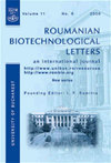 Romanian Biotechnological Letters