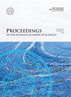 Proceedings of the Estonian Academy of Sciences