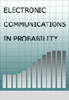 ELECTRONIC COMMUNICATIONS IN PROBABILITY