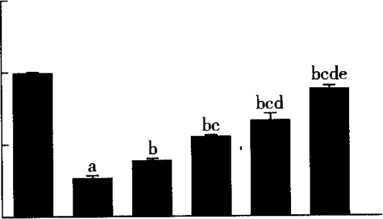 图6依折麦布各组ABCAl mRNA表达的比较